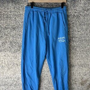 Helmut Lang Pants Mens Large Blue Sweatpants Joggers A Visual Aid Summer 2022